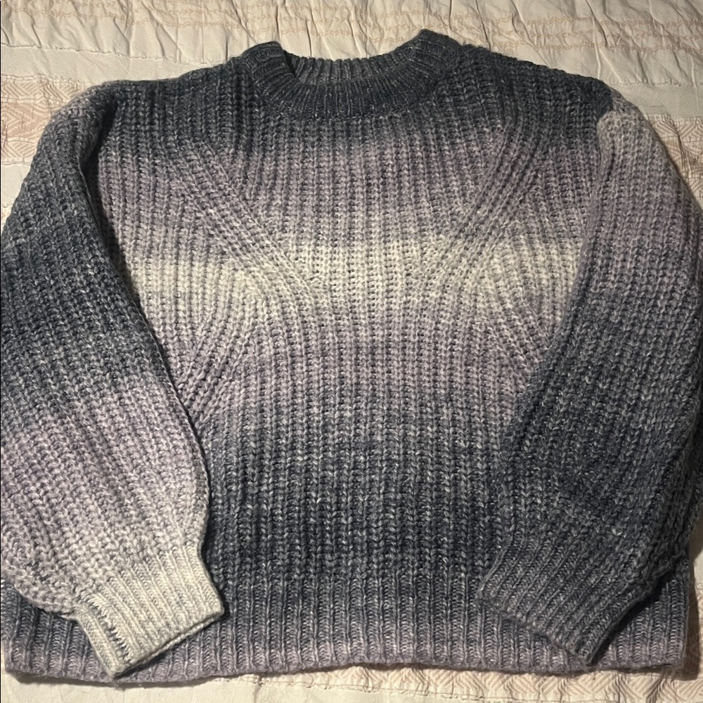 Women’s Ombré Purple Sweater